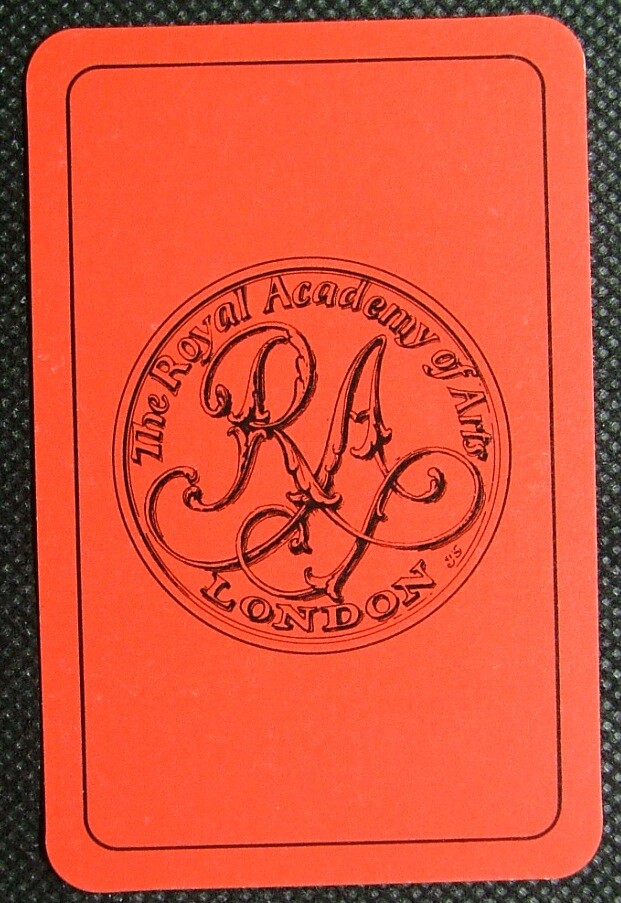 1 x Joker playing card single swap RA Royal Academy of Arts London R ZJ 620-image