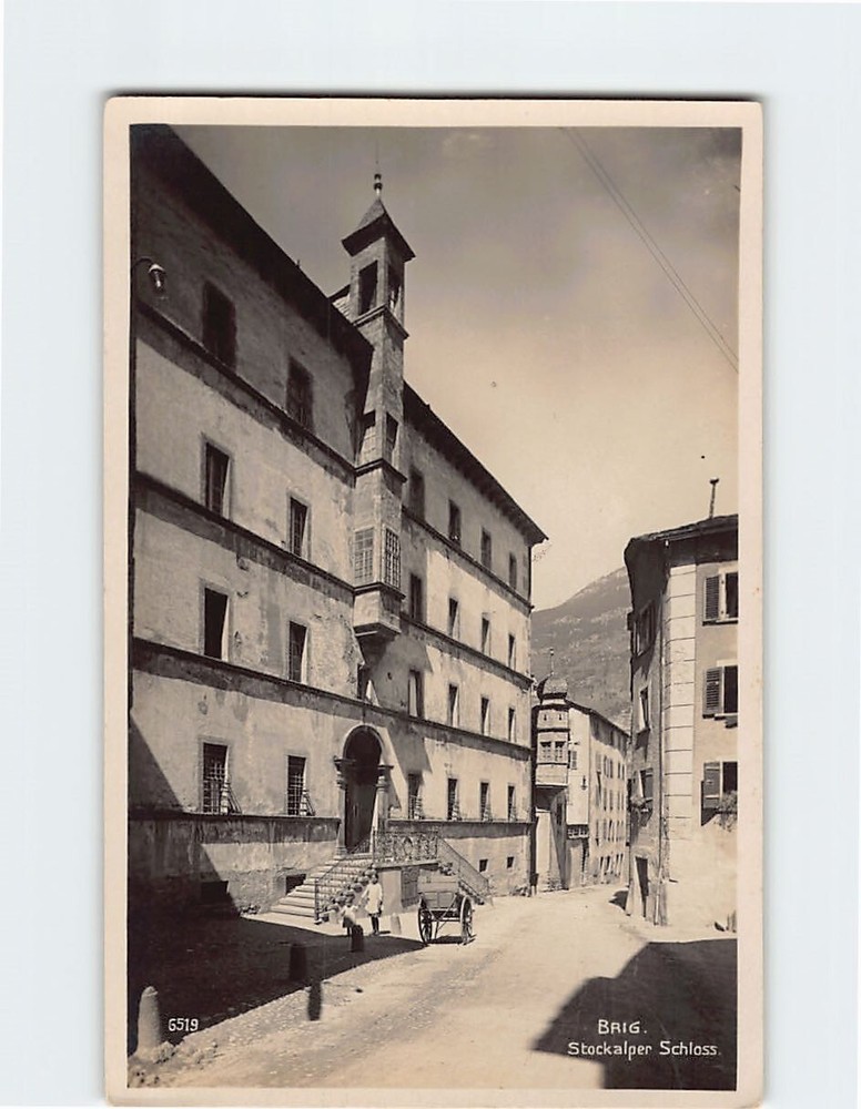 Postcard Stockalper Palace Brig Switzerland