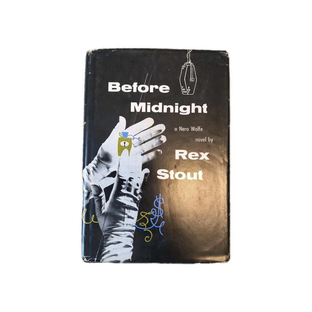 Before Midnight by Rex Stout 1955 Viking BCE vintage