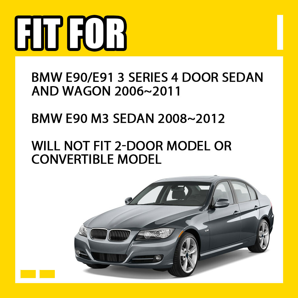 Car Headlight Eyelid Cover Trim Real carbon fiber For BMW E90 M3 Sedan 2008~2012