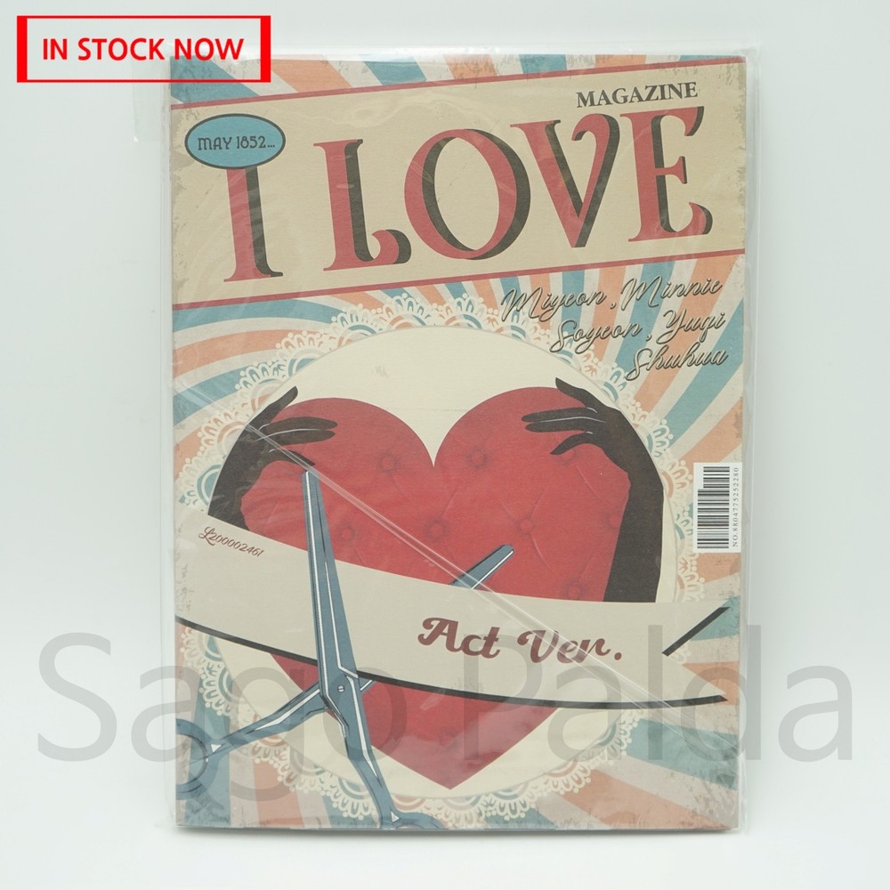 NEW SEALED (G)-Idle - I LOVE  Act Version - 5th Mini Album CD  2022 gidle