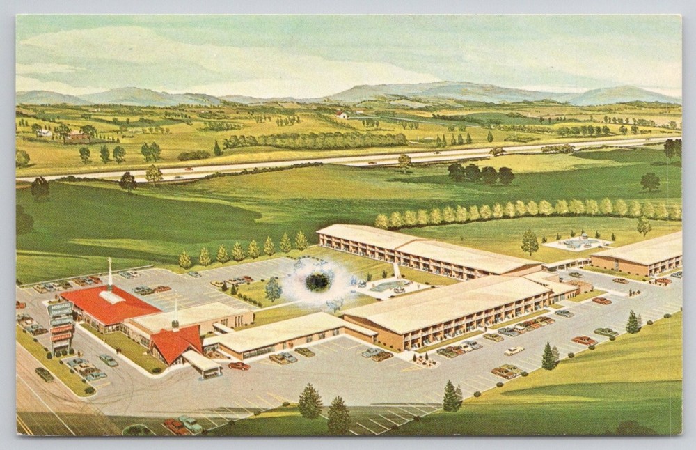 Vintage Howard Johnson's Motel Springfield MO Postcard Ozarks I-44 US 65 66