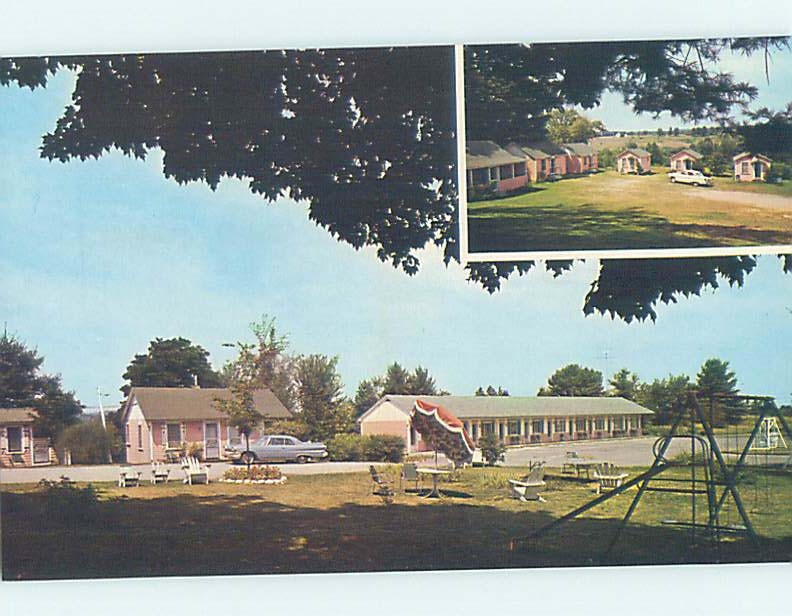 Unused Pre-1980 MOTEL SCENE Skowhegan - Near Waterville Maine ME 60k cards G7023