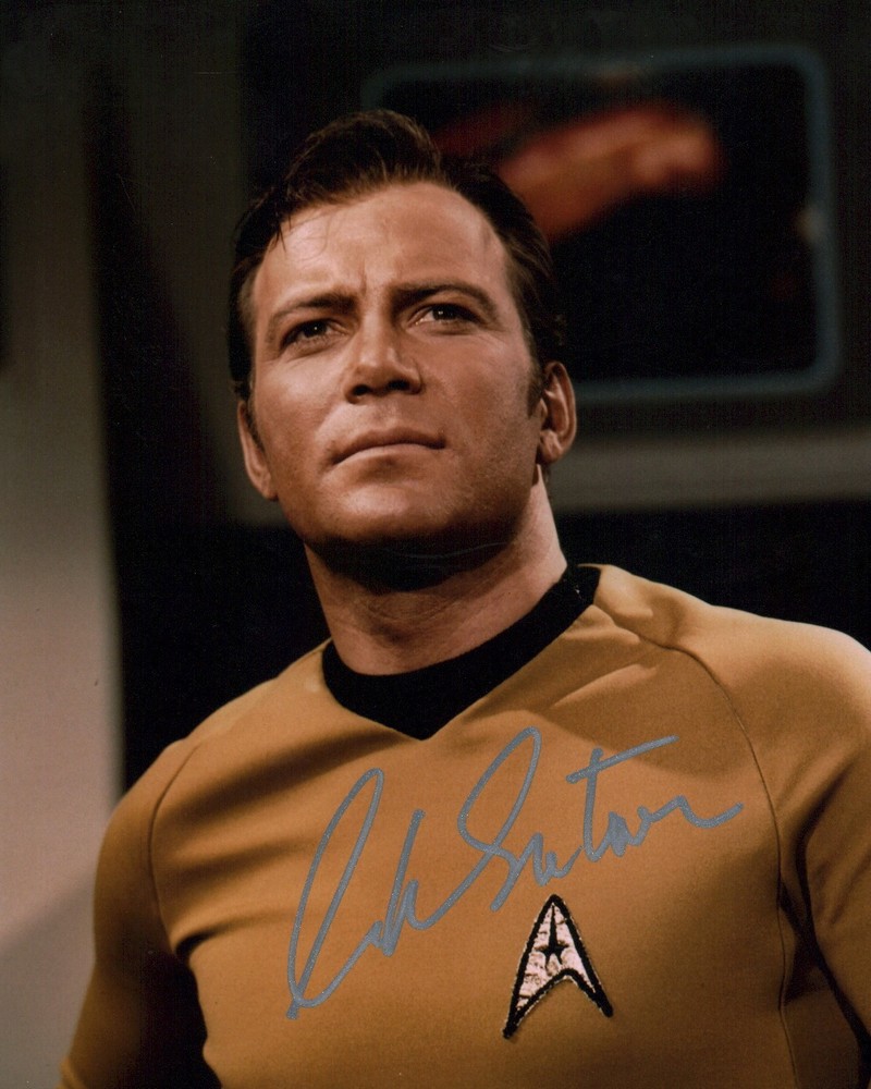William Shatner Star Trek 8x10 Signed Photo JSA Certified Autograph