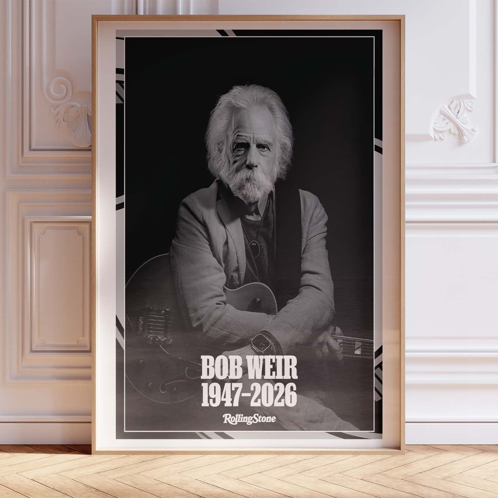Bob Weir Poster Wall Art A0 Large Print Decor Vintage