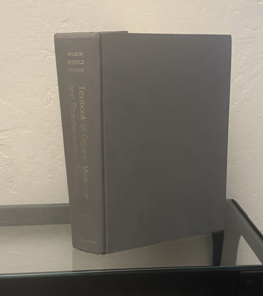 Textbook of Organic Medicinal and Pharmaceutical Chemistry 1966 Hardcover