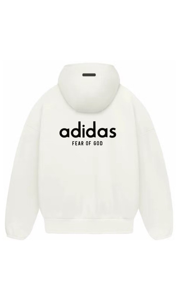 ADIDAS x Fear of God Athletics Men's Cream Heavy Fleece HoodieIY5565