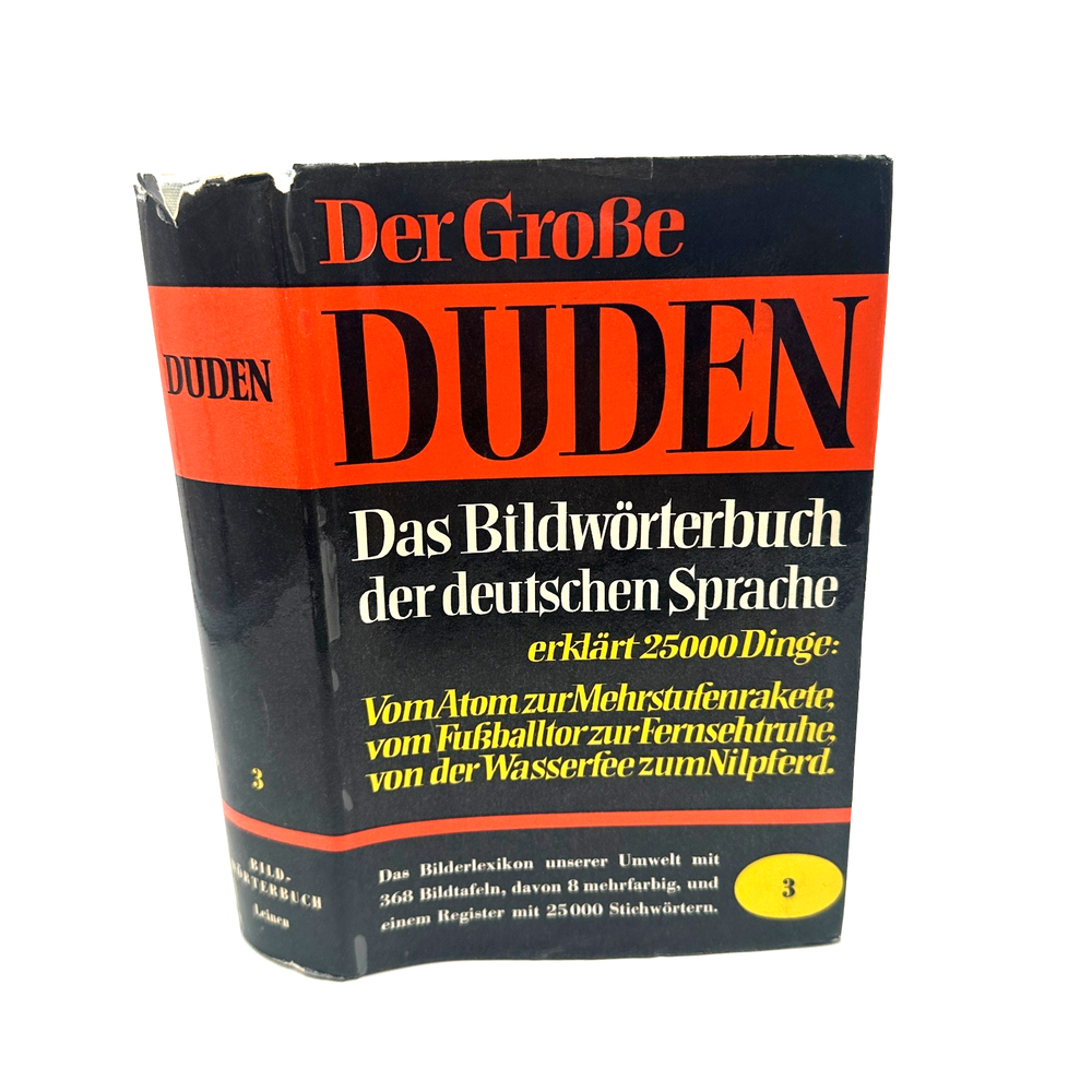 Der Große Duden Bildwörterbuch der deutschen Sprache 1958 Illustrated Dictionary