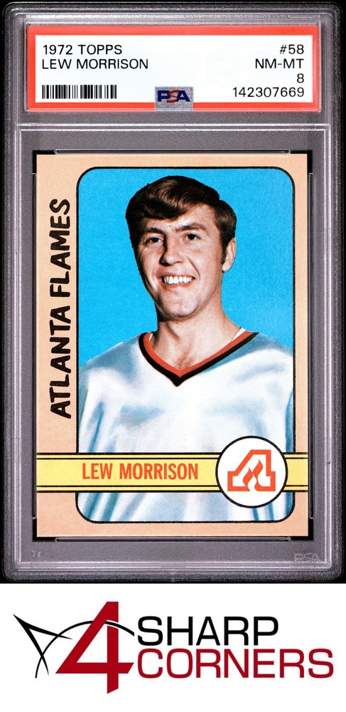 1972 Topps #58 Lew Morrison Flames Psa 8Get unbeatable industry-low consignment rates at 4SC!