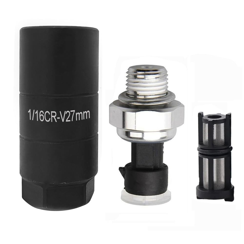 12677836 Oil Pressure Sensor 12616646 w/screen filter & Black Socket,