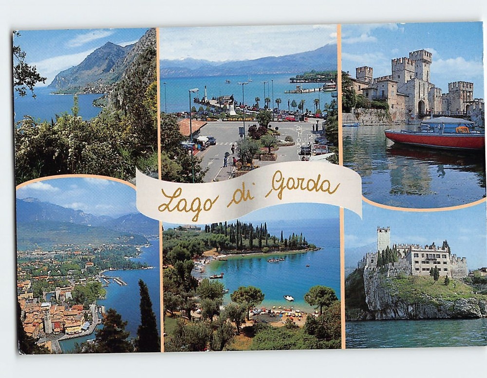 Postcard Lago di Garda Italy