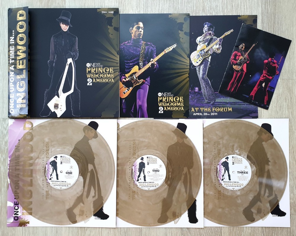 PRINCE Once Upon A Time In Inglewood 3xLP Gold Vinyl LTD Soundboard Obi Booklet