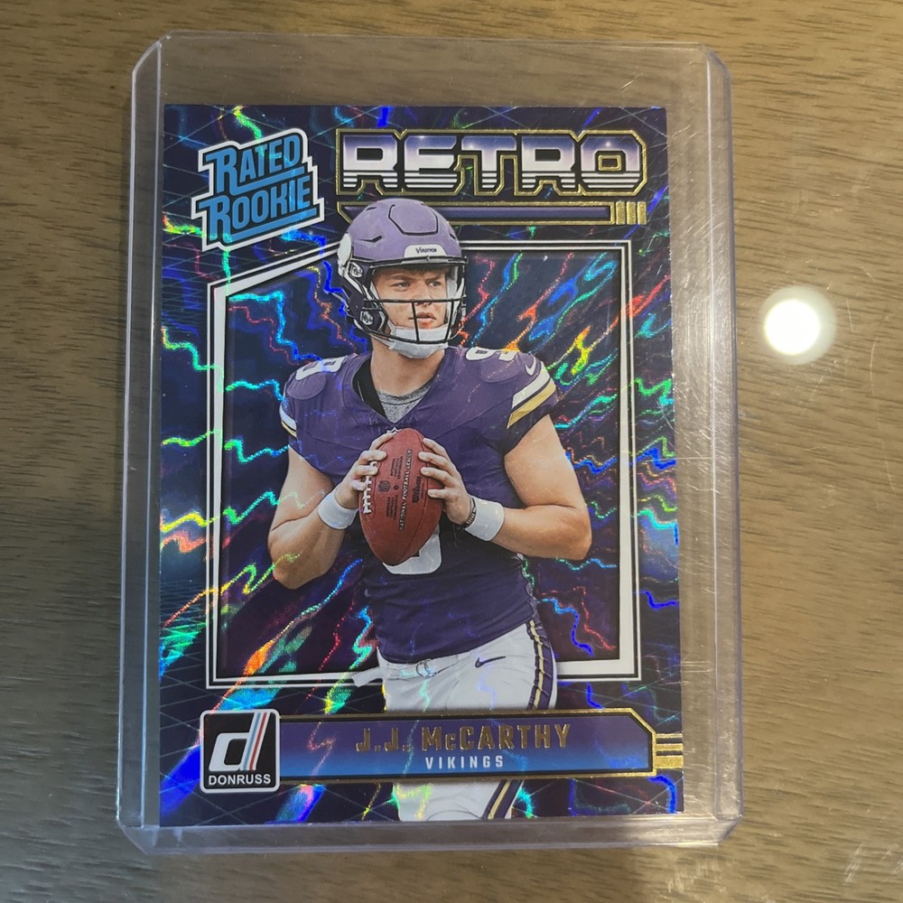 2024 Panini Donruss - Rated Rookie Retro J.J. McCarthy #2 (RC)