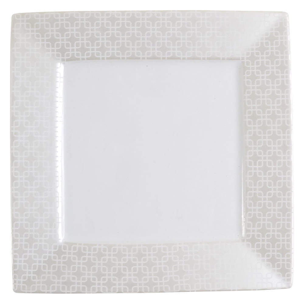 222 Fifth Urban Link Platinum Square Salad Plate 8995409