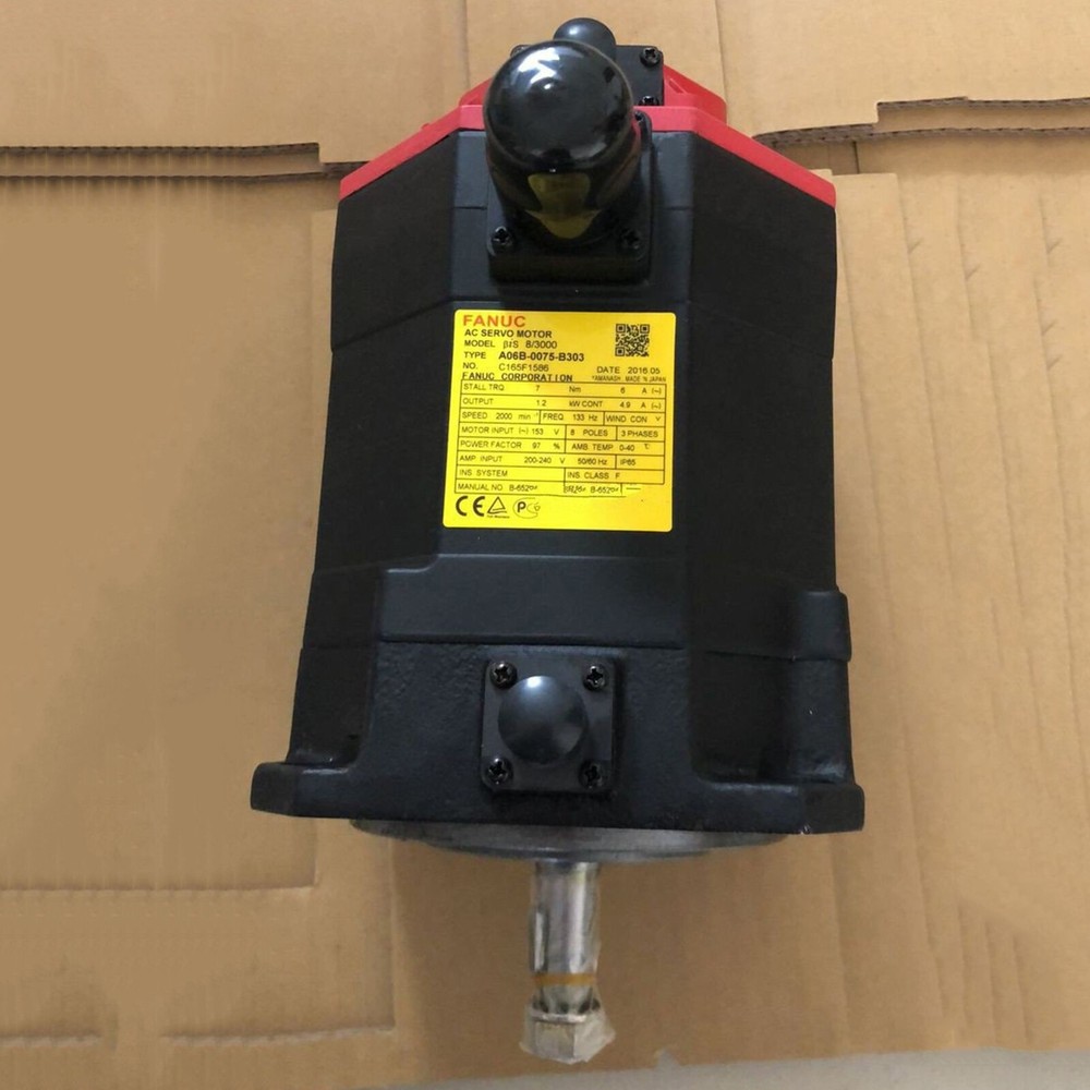Used For   A06B-0075-B303 AC Servo Motor *vb