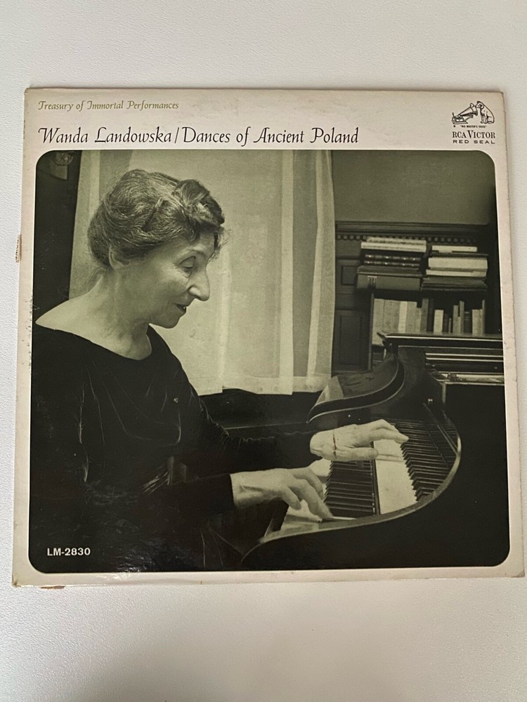 Wanda Landowska Dances of Ancient Poland LP RCA Victor Red Seal Mono LM 2830 EX