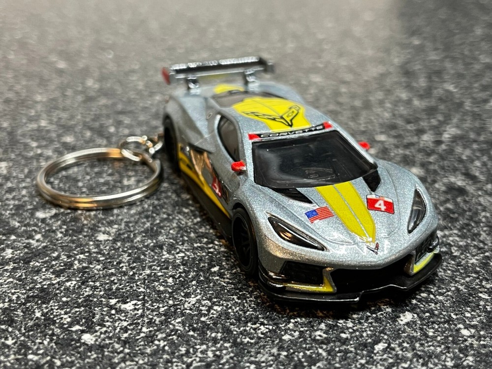 C8R Corvette Racing #4 Keychain Hot Wheels C8 GTD Z06
