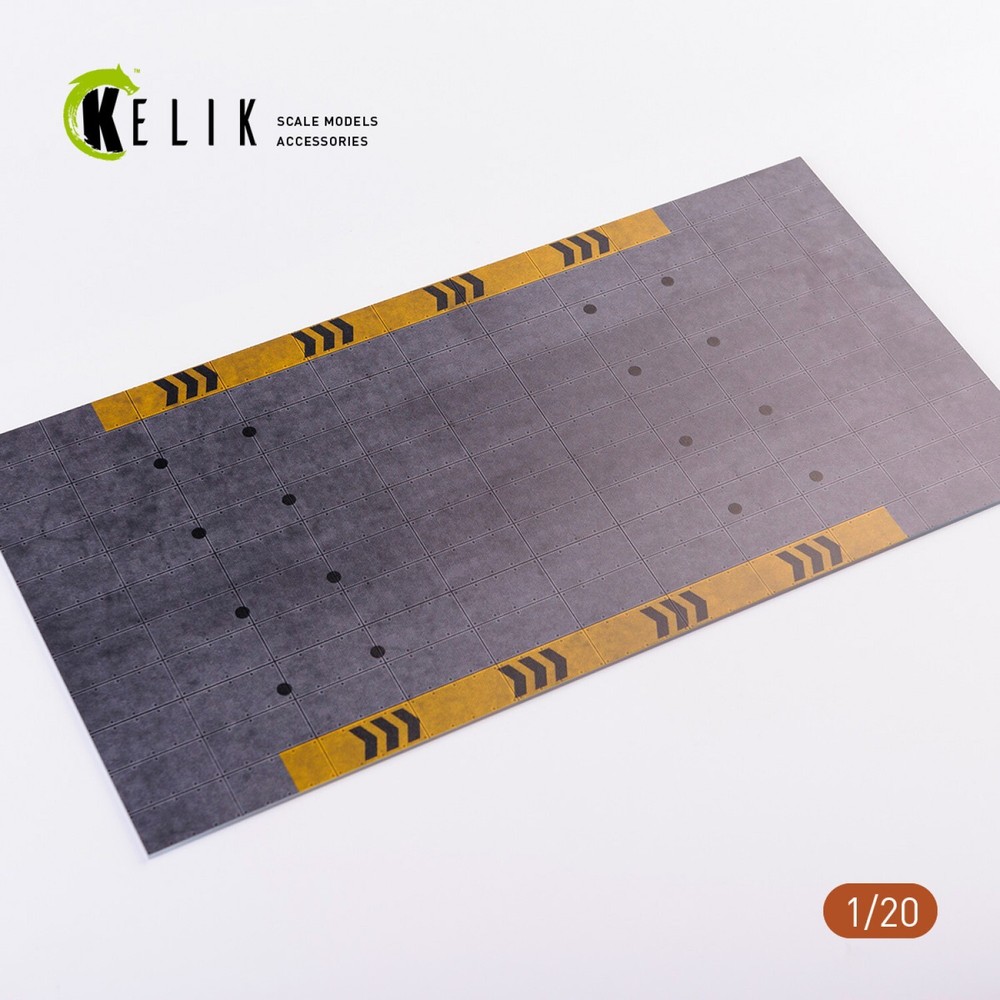 Acrylic Base for 1:20 Scale F1 Model Garage Type 1 by KeliK KS20005