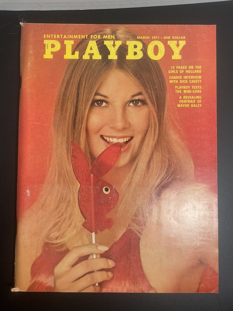 Playboy Magazine March 1971 Cynthia Hall Peggy Smith Dick Cavett