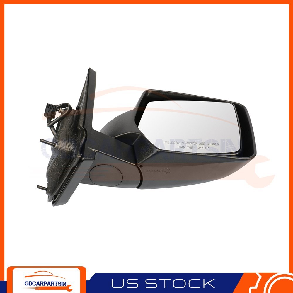 Passenger Right Side For 2007-2014 Jeep Patriot Power Black Textured Fold Mirror
