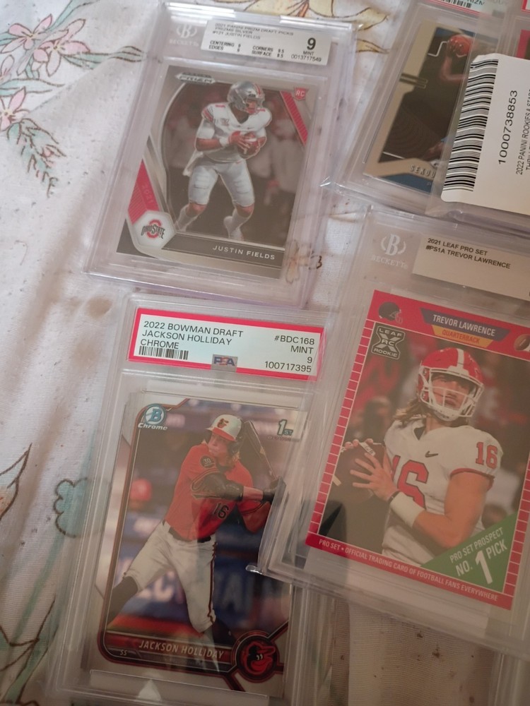 Graded Card Lot Basketball, Football, Baseball