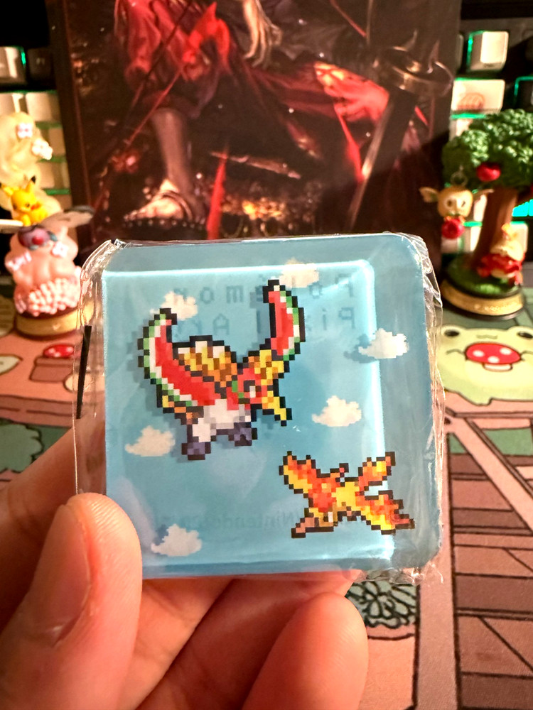 Korea Busan Exclusive Pokemon Pop-Up Pixel Layer Art Magnet