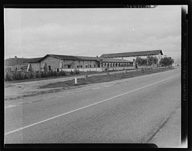 Photo:San Miguel Mission San Luis Obispo County California 1936 FSA