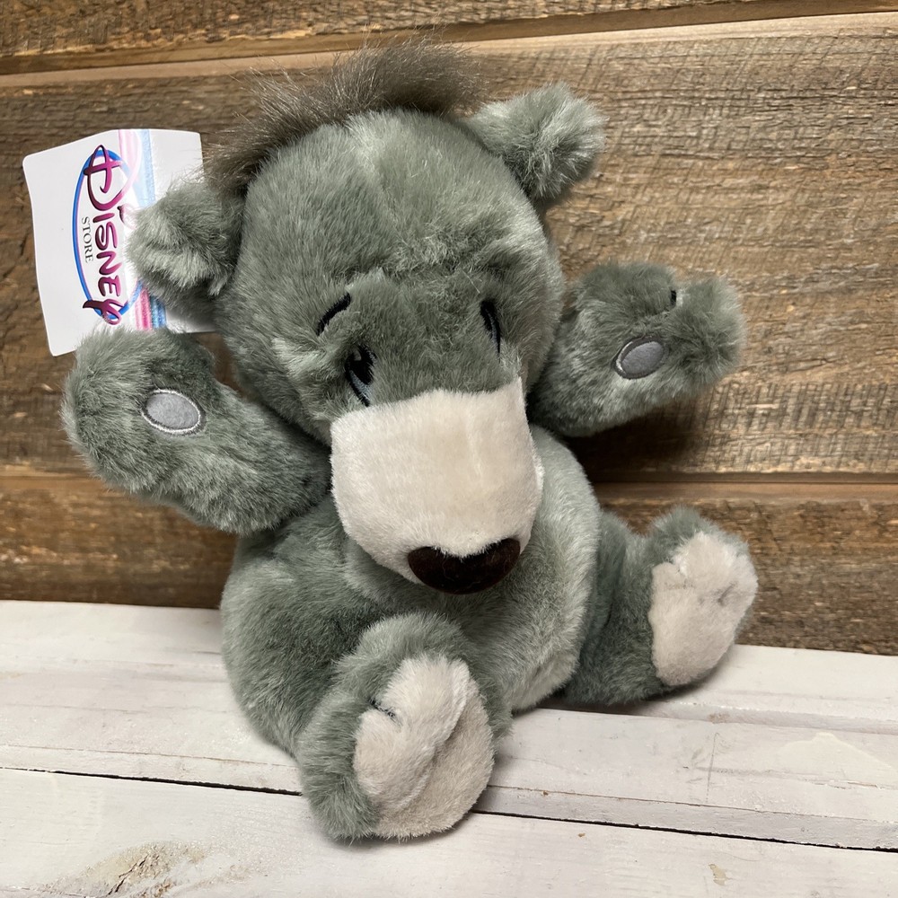 Walt Disney Jungle Book 10” Baby Bear Baloo Bean Bag Plush Stuffed Animal NWT