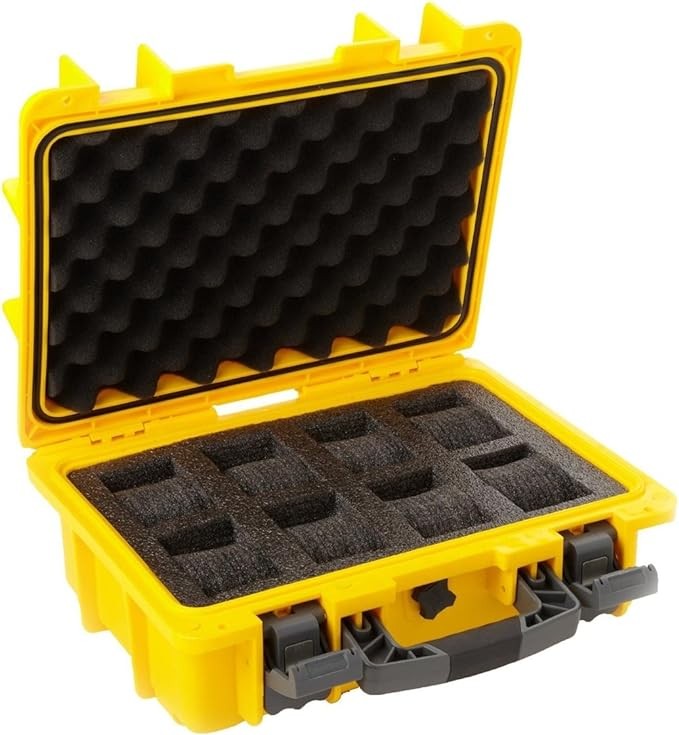 Invicta 8-Slot Yellow Dive Watch Collector Storage Case DC8YEL