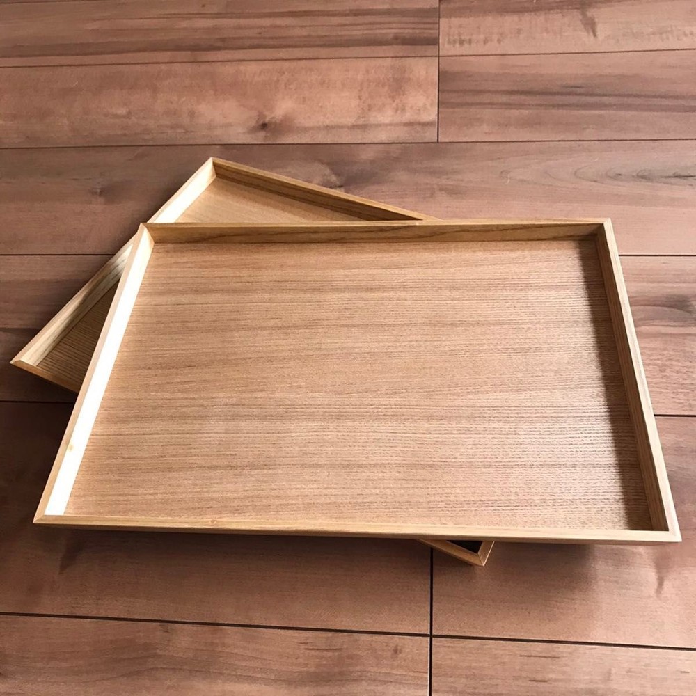 Wooden Trays 2pieces Wooden Trays Serving Trays Craft Tray Japanese Tableware