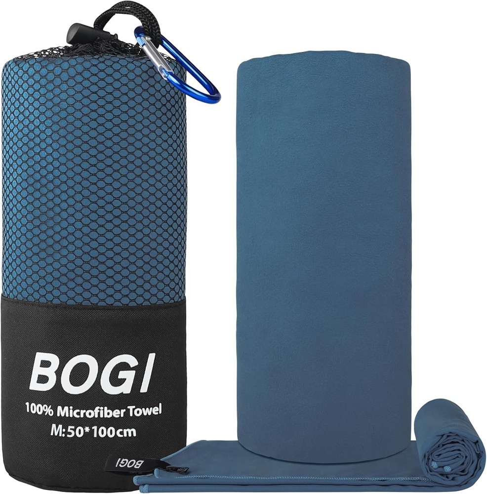 Quick Dry Microfiber Travel Towel 40x20 Soft Lightweight for Camping Gym Beach