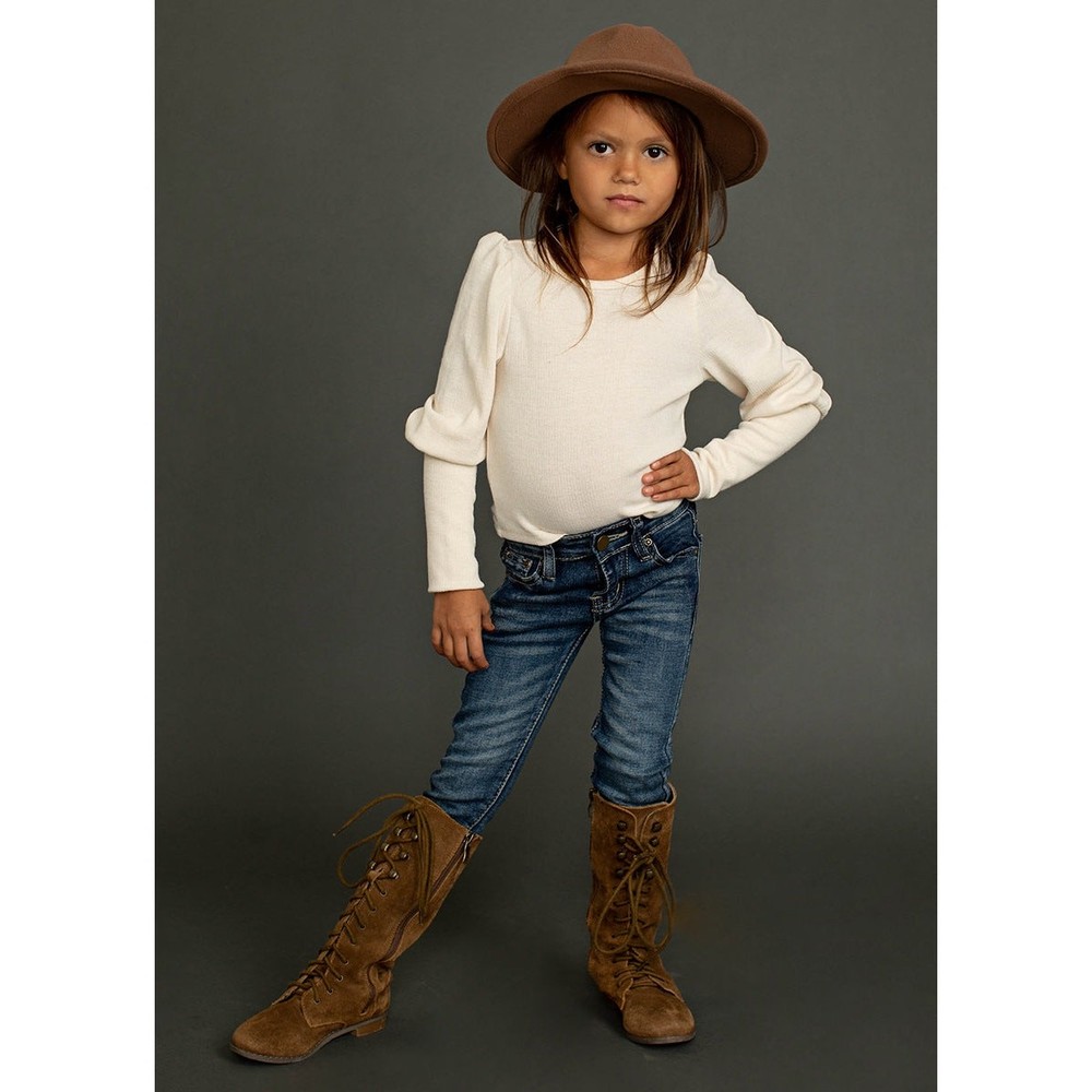 Joyfolie Mia Joy Lynne Top in Gardenia Girl’s Size 7