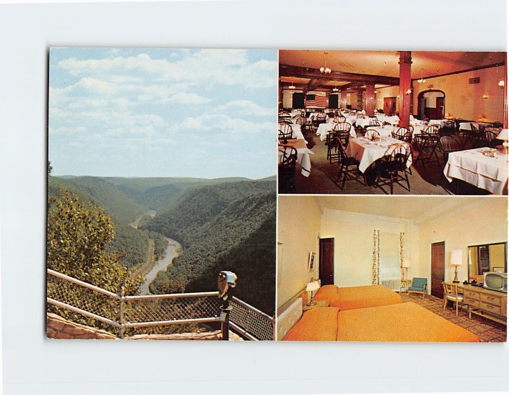 Postcard The Penn-Wells Hotel Wellsboro Pennsylvania USA