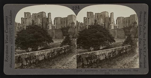 Photo:Kenilworth England Kenilworth Castle Ruins c1926