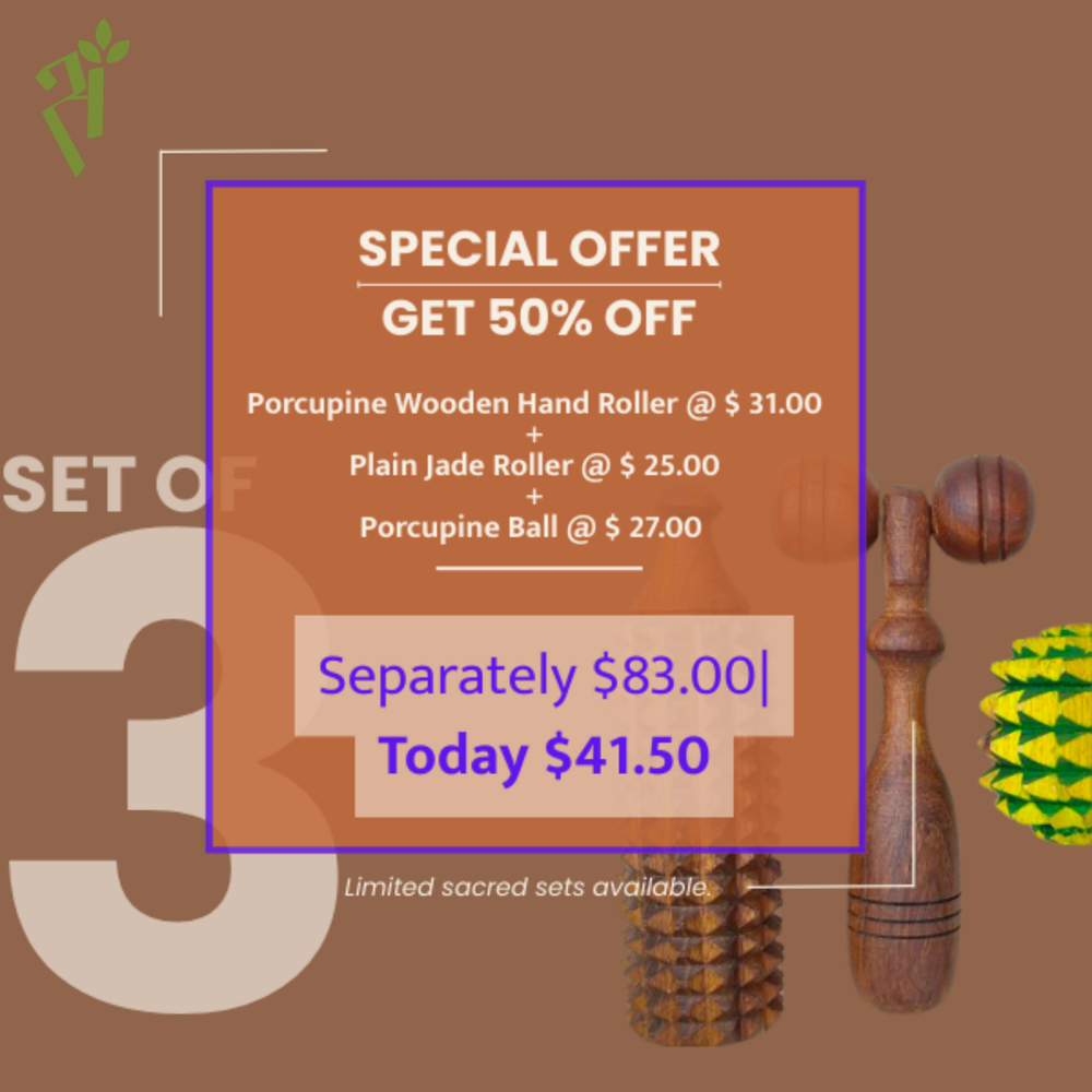 Wooden Madero Therapy Roller Massager-Cellulite Reduction-Body Toning Tool