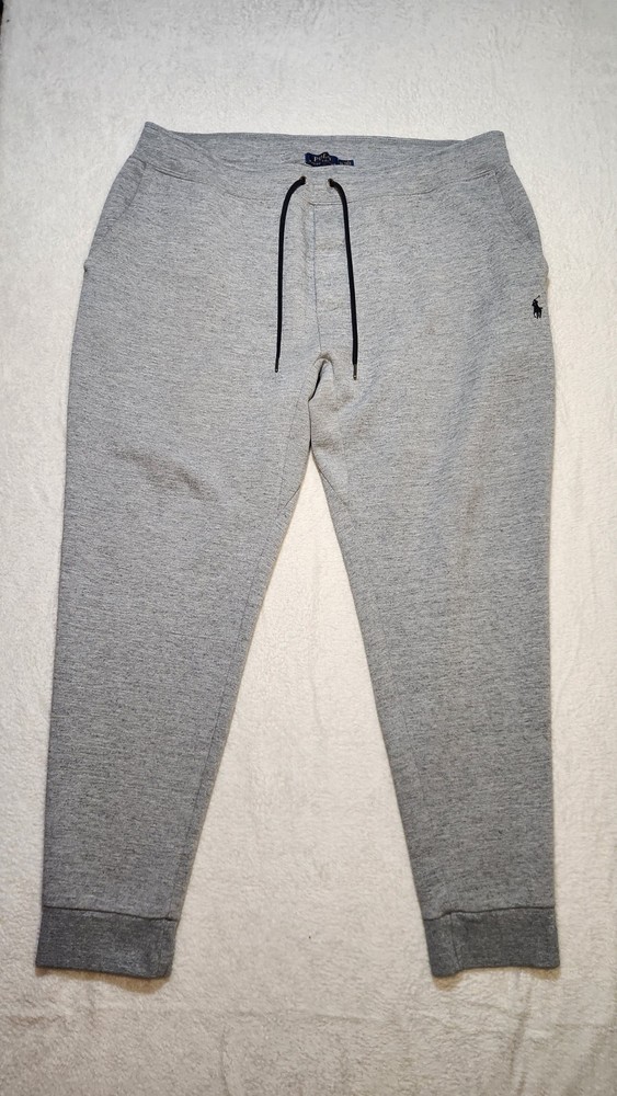 Polo Ralph Lauren Gray Jogger Sweat Pants Mens XXL Activewear Drawstring