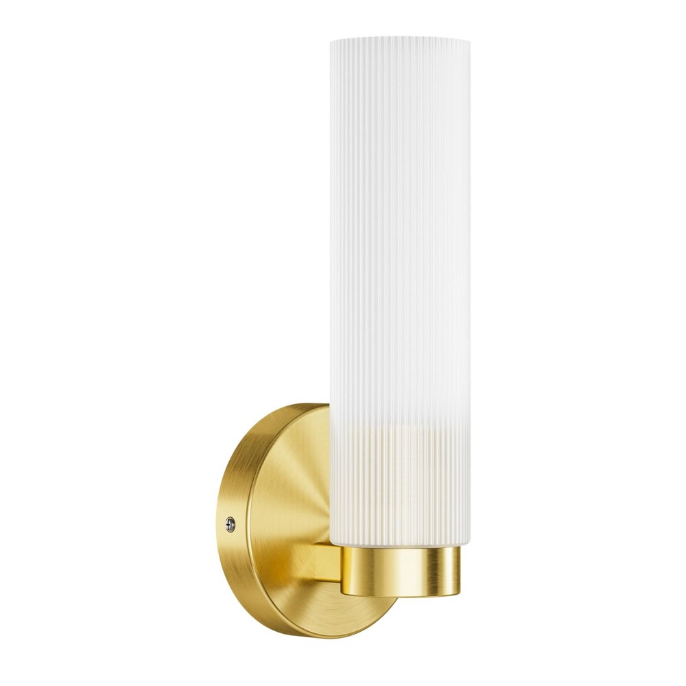 Brushed Gold Wall Sconce Modern Bathroom Wall Light Fixtures Farmhouse Wall L...