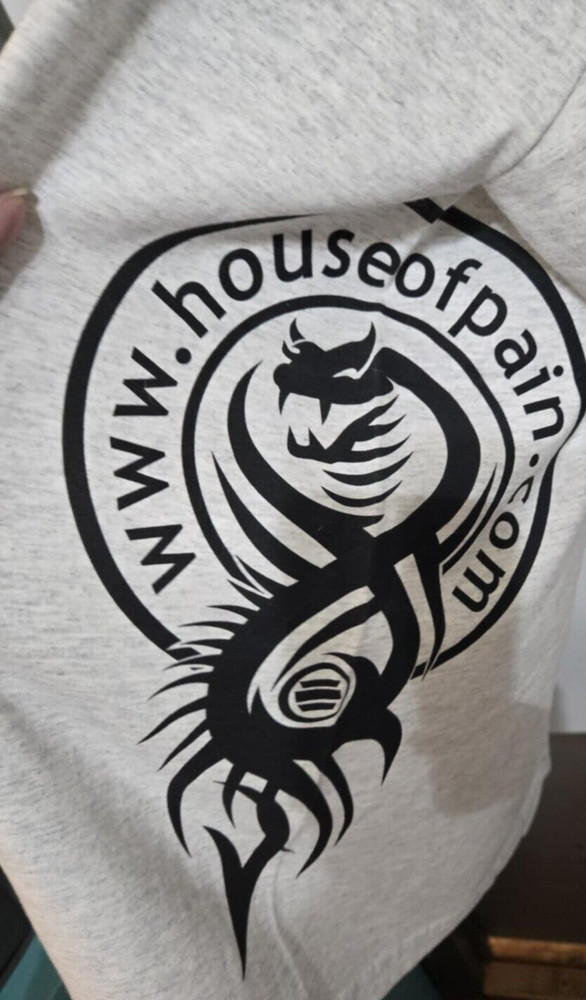 House of Pain Iron wear  Bodybuilding Weightlifting T-Shirt 2XL NWOT Y2K B101