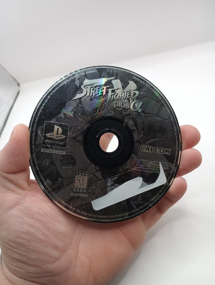 Street Fighter EX Plus Alpha (Sony PlayStation 1, PS1 1997) Game Only Untested