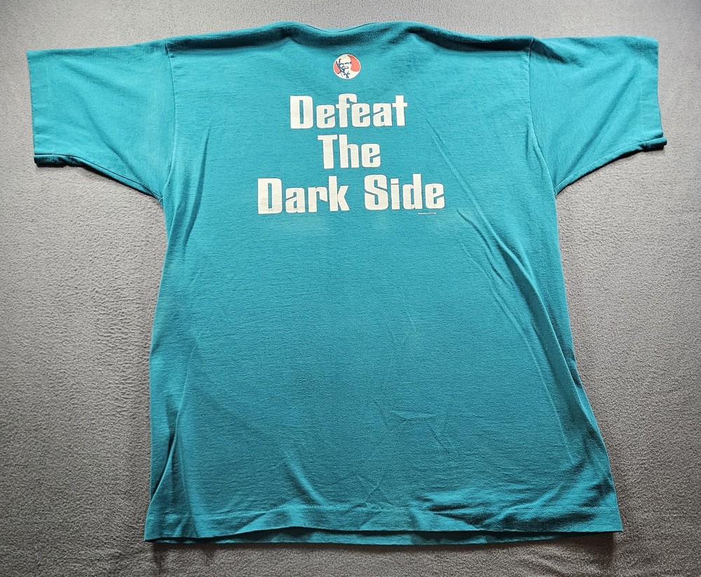 Vintage Star Wars Shirt Mens XL Episode I Phantom Menace Defeat Dark Side 90s