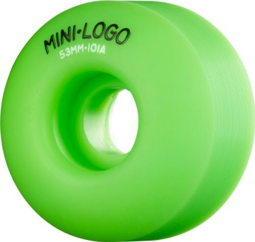 Mini Logo C-Cut 53mm 101a Green Skateboard Wheels (Set of 4)