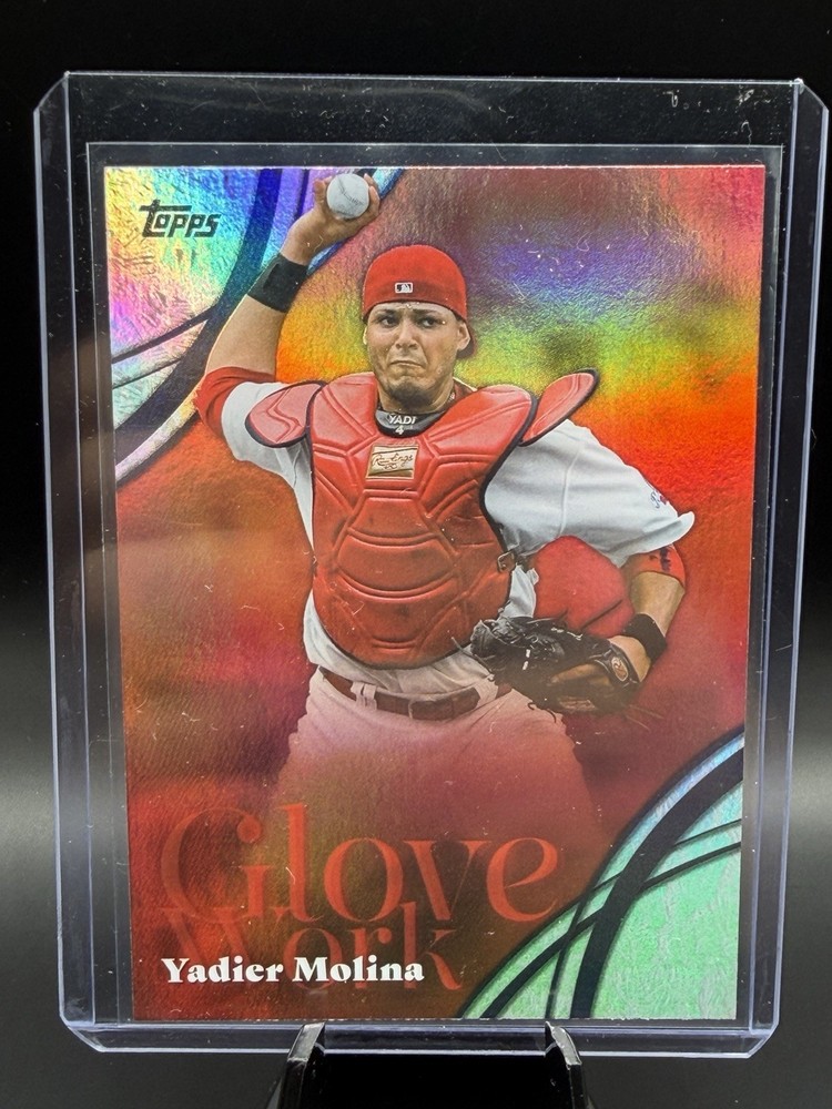 2026 Topps Series 2 Yadier Molina Glove Work #GW-9 St Louis Cardinals