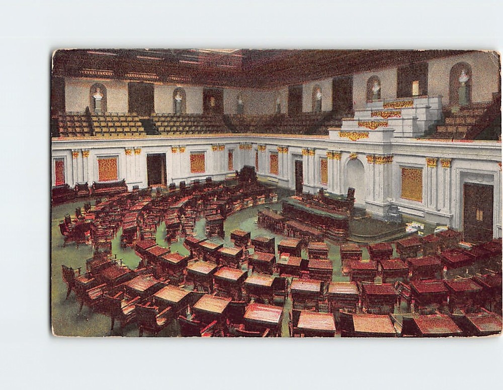 Postcard Senate Chamber US Capitol Washington DC