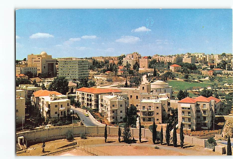 Postcard Partial View of the City Jerusalem Israel