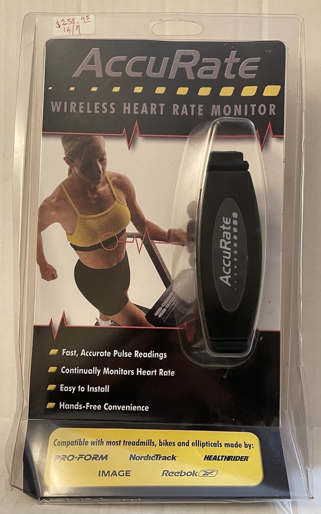 AccuRate Wireless Heart Rate Monitor Compatible W/ Most Workout Machines NEW-image