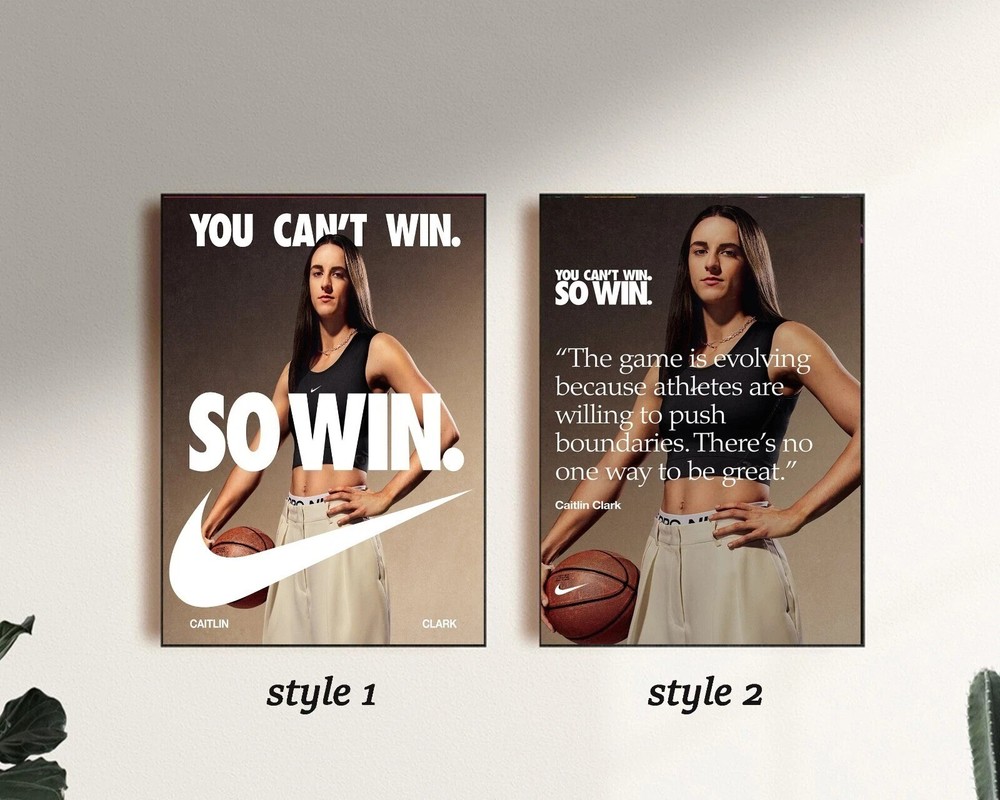 Caitlin Clark Super Bowl LIX Motivational Song Posters