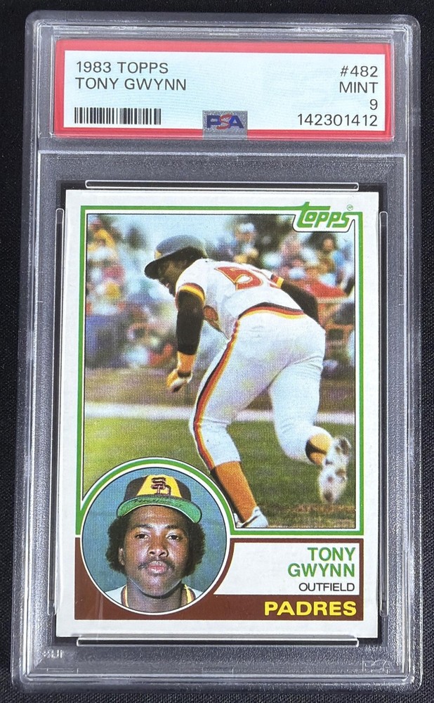 1983 Topps Tony Gwynn #482 UER RC Padres PSA 9
