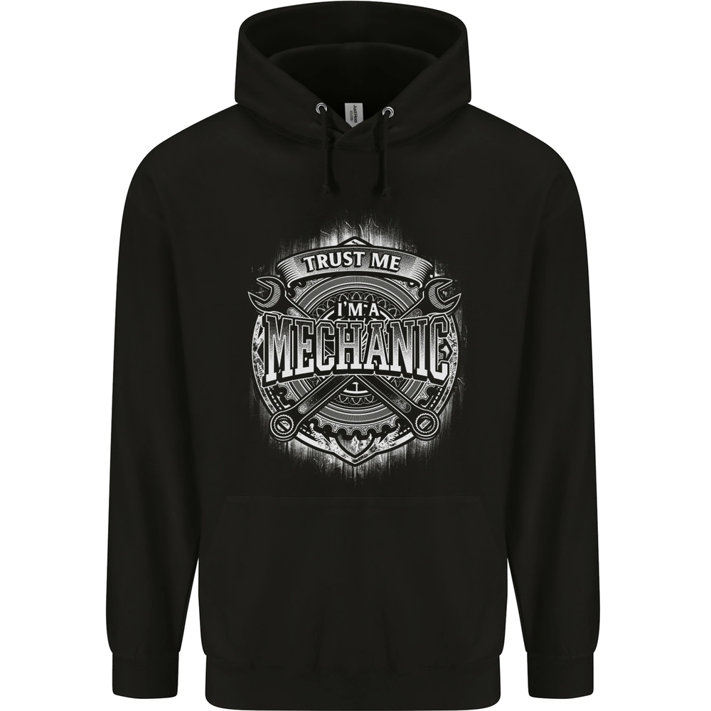 Trust Me I'm a Mechanic Humor Cotton Blend Hoodie for Men  