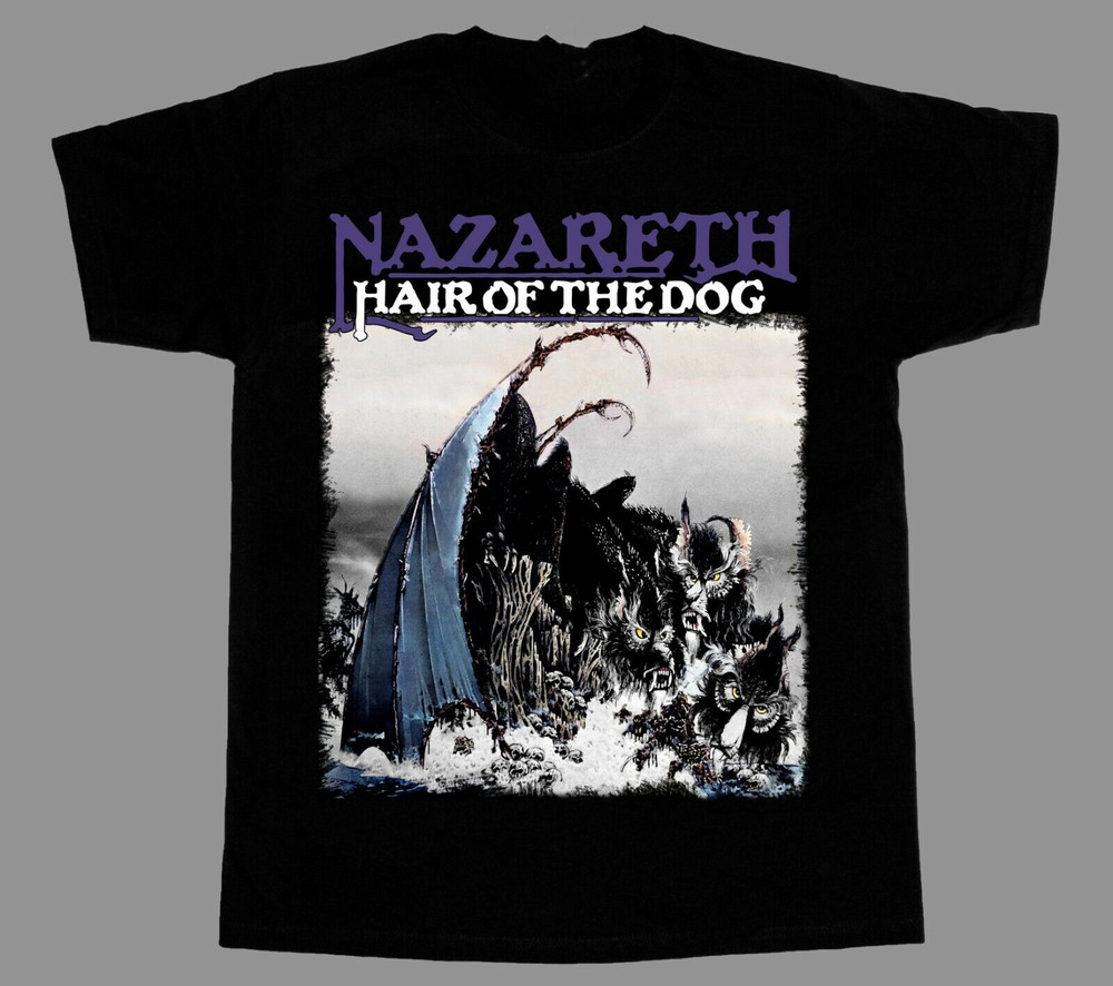 Rare Nazareth Band Cotton Gift For Fan Black S-2345XL Unisex T-Shirt QA097