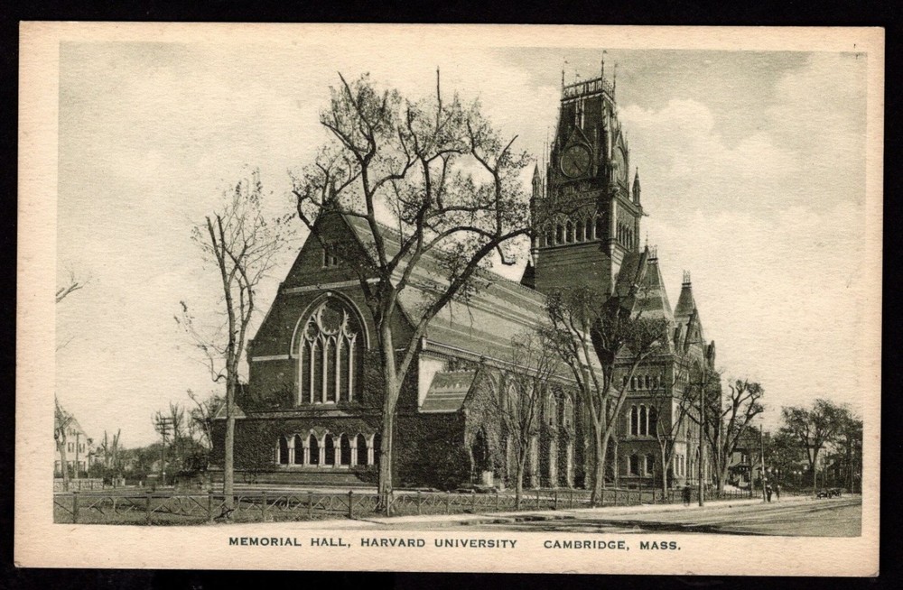 CAMBRIDGE MASS Harvard University THE STADIUM  Albertype Postcard